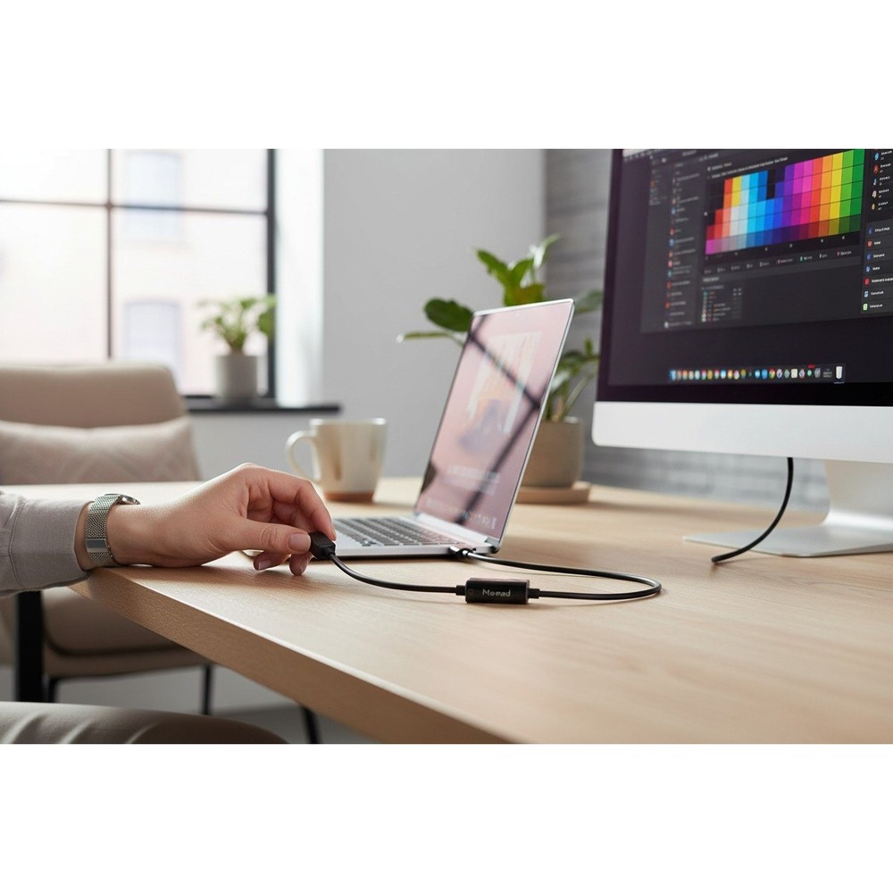 Moread DisplayPort to HDMI Adapter Unisex OS Black Very Good Video Converter